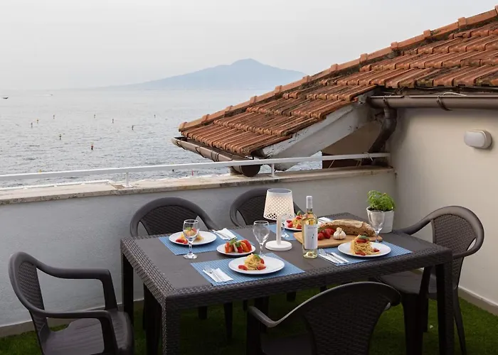 Sorrentovibes - Seaview On The & Amazing Views Terrace 公寓 索伦托