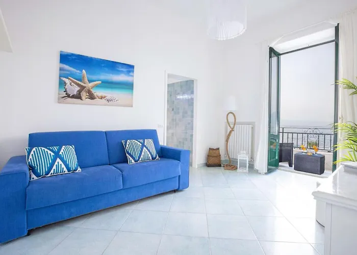 公寓 Sorrentovibes - Seaview On The & Amazing Views Terrace 索伦托